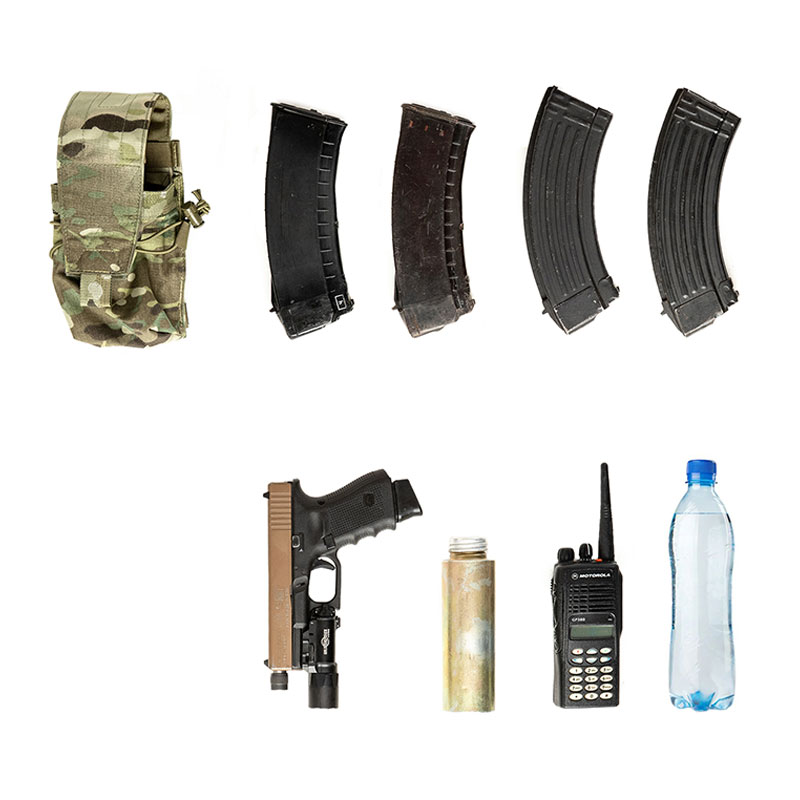 ТРИАДА-ТКО - Подсумок универсальный для 2 автоматных магазинов - Multicam