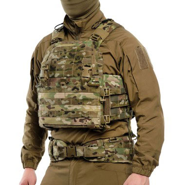 ТРИАДА-ТКО - МРС Пояс модульный многофункциональный с бронеэлементом по классам защиты Бр1 и С2 Multicam 1000D