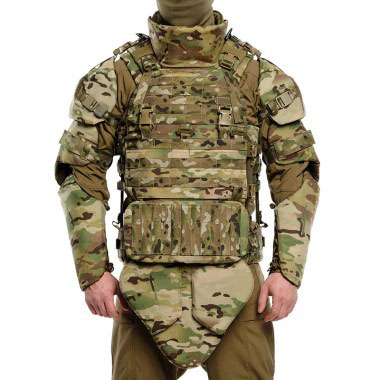 ТРИАДА-ТКО - МРС Модуль бронезащиты паха фартук с бронеэлементом по классам защиты Бр1 и С2 Multicam 1000D