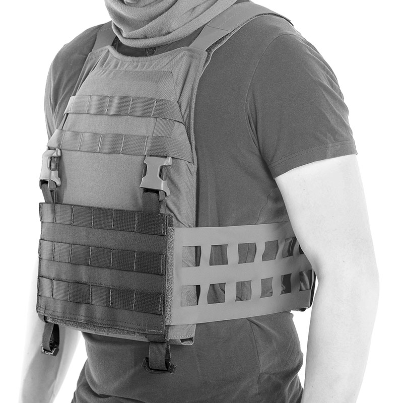 ТРИАДА-ТКО - Панель передняя модульная на 6 слотов - Асфальт