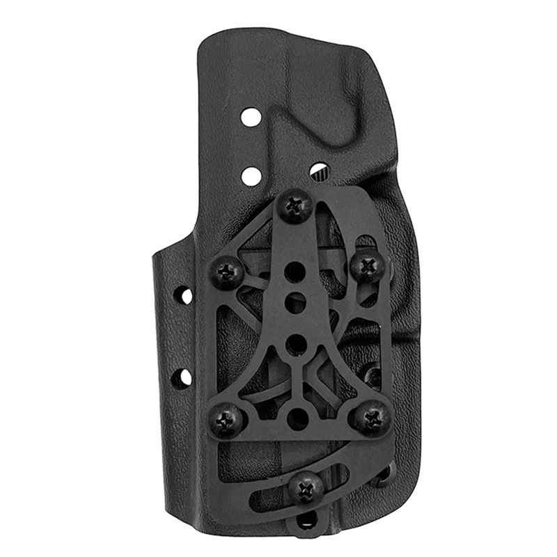 ТРИАДА-ТКО - Кобура пластиковая модульная для Glock 17/19  с креплением многофункциональным правая - Чёрный